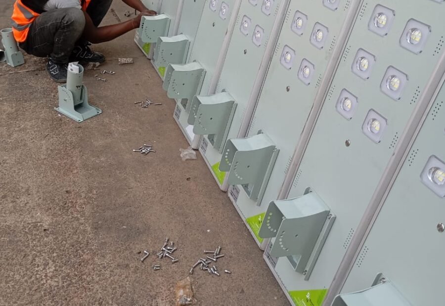 Installation of Solar Streetlight, Brickcity Estate Kubwa