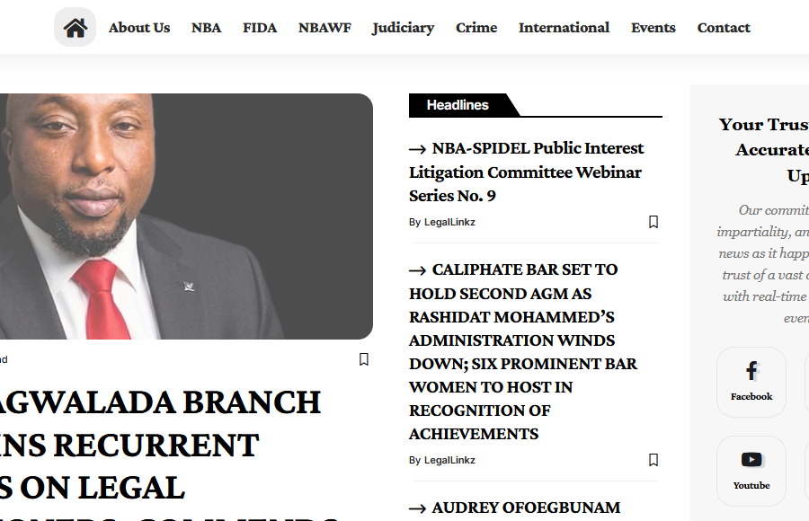 Legal News & Media Platform